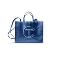 TELFAR medium cobalt shopping bag