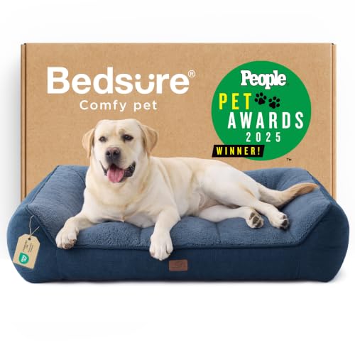 Bedsure SupportMax® Extra Thick Orthopedic XL Dog Bed for Extra Large Dogs