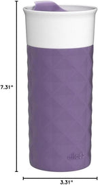 Ello Ogden 16oz Ceramic Travel Mug with Splash-Resistant Slider Lid and Protective Silicone Sleeve, Perfect for Coffee or Tea, BPA-Free, Dishwasher Safe