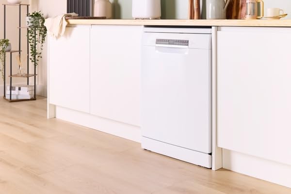 Bosch Series 4 SMS4EMW06G Freestanding Dishwasher, 60cm, White
