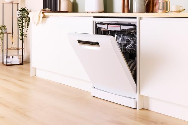 Bosch Series 4 SMS4EMW06G Freestanding Dishwasher, 60cm, White