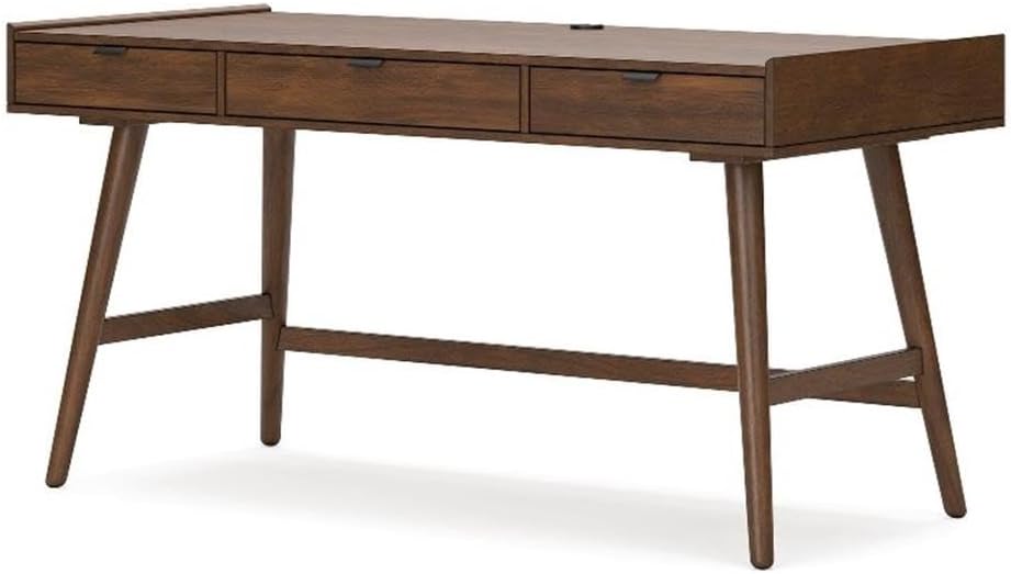 Signature Design by Ashley Temberly 60" Home Office Desk in Brown