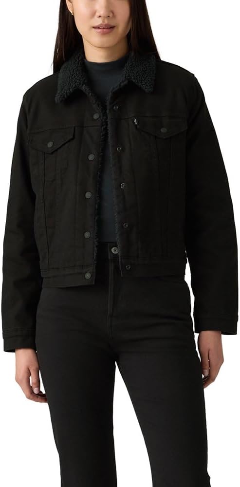 Levi's Women's Original Sherpa Trucker Jackets (Standard and Plus)