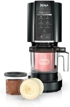 Ninja CREAMi Ice Cream, Sorbet, Milkshake Maker + 3 CREAMi Pints, Black | Sorbet and milkshake modes, Includes three pint containers