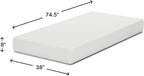Signature Design by Ashley 8 Inch Twin Memory Foam Mattress, White