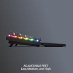 SteelSeries Apex Pro TKL Wireless Gen 3 - Wireless Gaming Keyboard - Adjustable Actuation Hall Effect Switches; Game-Ready Presets - Rapid Trigger, Protection Mode, Rapid Tap/SOC - English QWERTY