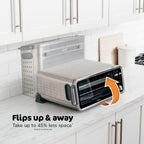 Ninja Foodi Smart Dual Heat Air Fry Oven, 13-in-1, Silver, SP351 | Smart Cook thermometer, 500F SearPlate, Air fry, sear crisp, roast, bake, dehydrate, 1800W