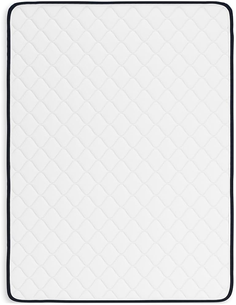 Signature Design by Ashley Memory Foam Twin Mattress, 6-Inch Medium Firm | Low profile CertiPUR-US certified bed in a box, Ideal for guest rooms