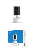 Ring Pan-Tilt Indoor Camera 2K (newest gen), Plug-In, 360° Coverage, Auto Tracking, Pet Camera, Retinal 2K Video, 6x Enhanced Zoom, Business or House security, Alternative to CCTV