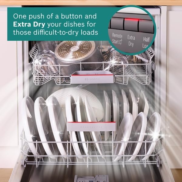 Bosch Series 4 SMS4EMW06G Freestanding Dishwasher, 60cm, White