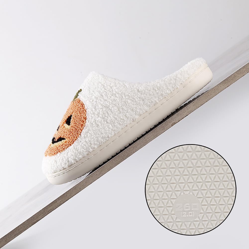 Womens Mens Slippers Memory Foam Plush Fluffy Warm Lined slippers Indoor Outdoor House Winter Slippers