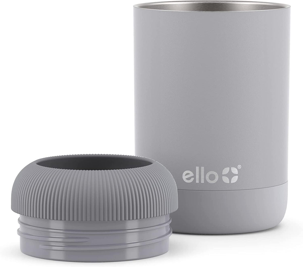 Ello Stainless Steel Insulated Can Cooler | Keeps 12oz, 16oz, Slim Cans, and Glass Bottles Cold | Metal Drink Holder Perfect for Beer, Soda, and Hard Seltzer