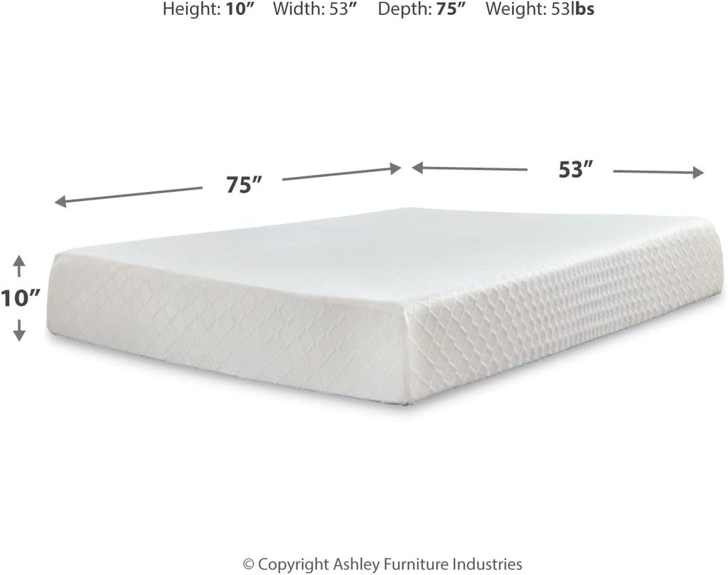 Signature Design by Ashley Chime Memory Foam 10 Inch Full Mattress