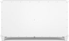 Signature Design by Ashley Fortman White 7-Drawer Wide Dresser for Bedroom | Painted wood chest, Tapered feet, Smooth ball-bearing glides, Durable hardwood solids and MDF substrate construction