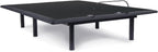 Signature Design by Ashley Adjustable Base Queen Bed Frame, Head Up Only | 100% polyester upholstery, Sturdy metal frame, Memory foam and hybrid compatible, Wired remote, No box spring needed