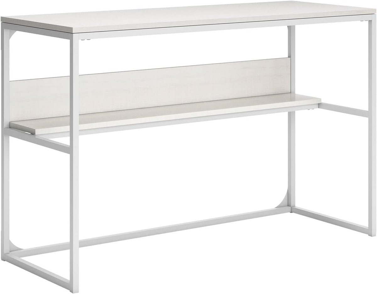 Signature Design by Ashley Deznee Industrial Home Office Desk, White