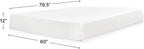 Signature Design by Ashley 12 Inch Memory Foam Queen Mattress in a Box | Stretch knit cover and 12-inch profile, CertiPUR-US foam designed for easy setup, Motion isolation, Chime Series