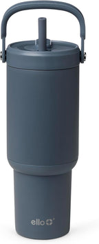Ello Oasis Go+ 26oz Insulated Stainless Steel Tumbler with Straw, Horizon