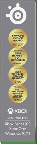 SteelSeries Arctis Nova 3X Wireless - Xbox Headset - Gaming Headset - Mobile App Control - 40 HR Battery with fast charging - Compatible with Xbox, PC, Switch and more - 2.4GHz/Bluetooth - Lavender