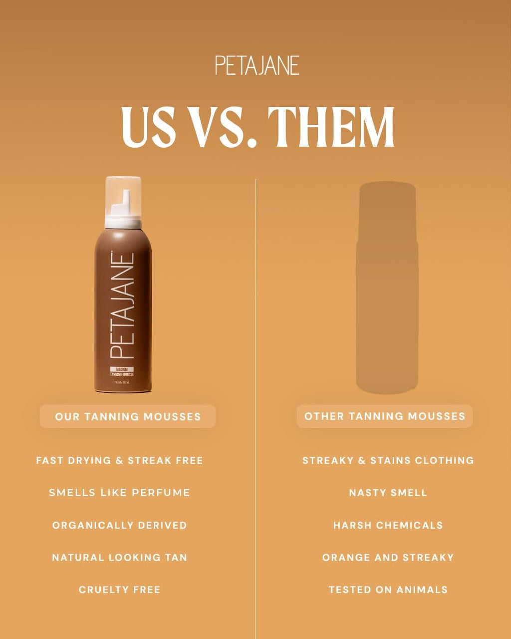Medium Tanning Mousse, Natural-Looking Streak-Free Sunless Tanner - 7 Oz