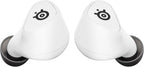 SteelSeries Arctis GameBuds for PS5 - Wireless Gaming Earbuds - 2.4GHz + BT 5.3 - ANC/Transparency - IP55 Water Resistant - 40H Battery - Wireless Charging - PS5, PC, Switch 2, Mobile - White