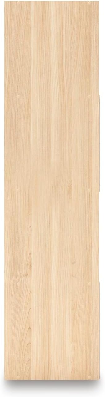 Signature Design by Ashley 8 Cube Storage Organizer Bookshelf, Light Brown | Durable engineered wood, Space-saving vertical 8-cubby floor mount, Fits standard 10.5-inch bins, Piperton Series