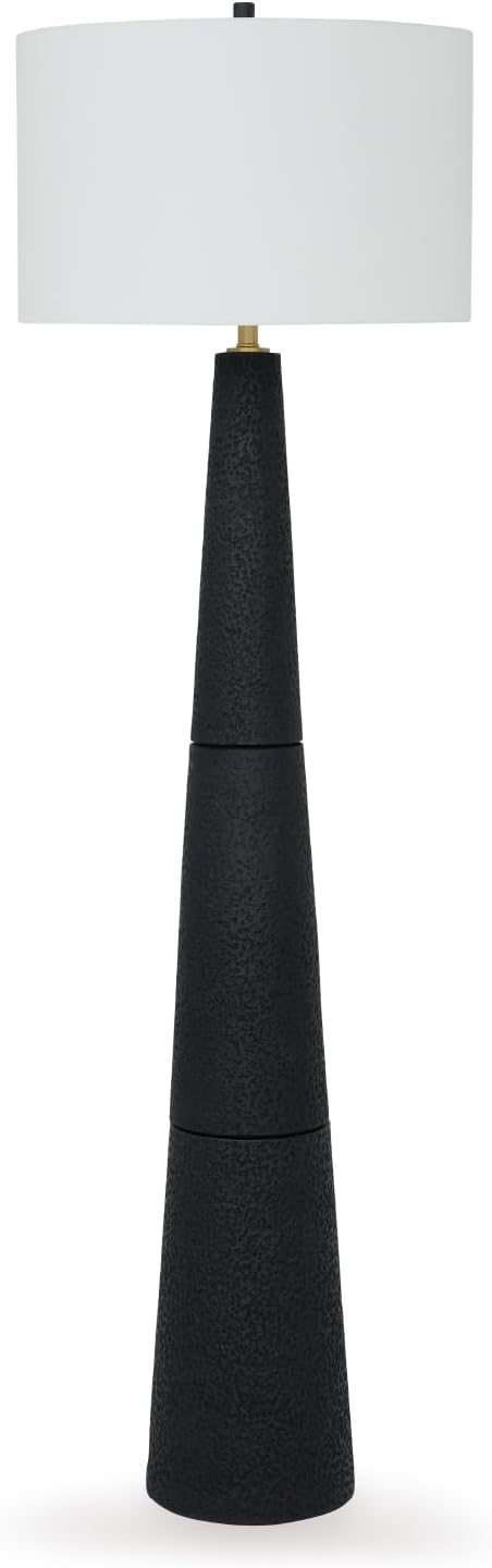 Signature Design by Ashley Hallburg Floor Lamp, Modern Black