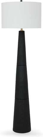 Signature Design by Ashley Hallburg Floor Lamp, Modern Black