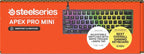 SteelSeries Apex Pro Mini Gen 3 Gaming Keyboard - 60 Percent Hall Effect Keyboard, Magnetic Keyboard with OmniPoint 3.0 Switches - Adjustable Actuation, Rapid Trigger, Rapid Tap/SOCD - English QWERTY