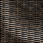 Signature Design by Ashley Drakes Beach 3-Seat Outdoor Sofa, Brown Wicker | Sturdy aluminum frame, Woven-look dark brown resin wicker, Bleach cleanable Nuvella fabric, 4 throw pillows included
