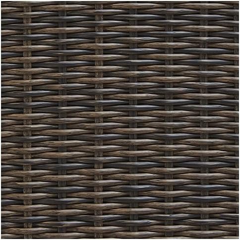 Signature Design by Ashley Drakes Beach 3-Seat Outdoor Sofa, Brown Wicker | Sturdy aluminum frame, Woven-look dark brown resin wicker, Bleach cleanable Nuvella fabric, 4 throw pillows included