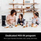 Ninja CREAMi Ice Cream, Sorbet, Milkshake Maker + 3 CREAMi Pints, Black | Sorbet and milkshake modes, Includes three pint containers