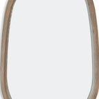 Signature Design by Ashley Aarilynn Casual Accent Mirror with Thick Frame, Antique Brown