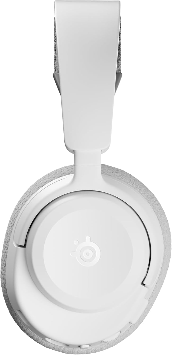 SteelSeries Arctis Nova 3P Wireless - PS5 Headset & PC Gaming Headset - Mobile App Control - 40 HR Battery with fast charging - Compatible with PlayStation, PC, Switch - 2.4GHz/Bluetooth - White
