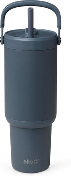 Ello Oasis Go+ 32oz Insulated Stainless Steel Tumbler with Straw, Horizon