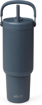 Ello Oasis Go+ 32oz Insulated Stainless Steel Tumbler with Straw, Horizon