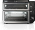 Ninja Double Oven, 12-in-1, FlexDoor, Stainless Steel, DCT401 | FlavorSeal, Smart Finish, Air fry, bake, broil, roast, toast, pizza, fits 6 lbs wings