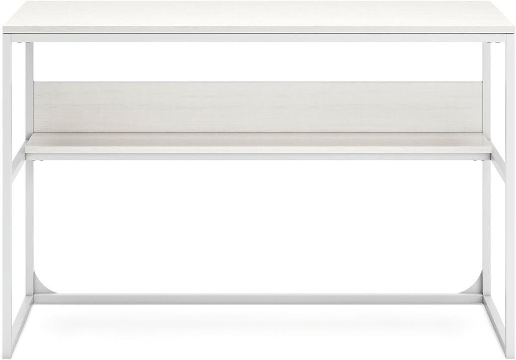 Signature Design by Ashley Deznee Industrial Home Office Desk, White