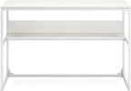 Signature Design by Ashley Deznee Industrial Home Office Desk, White