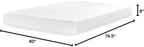 Signature Design by Ashley Queen Size 8 Inch Medium Firm Charcoal Gel & Green Tea Infused Memory Foam Mattress for Pressure Relief, Fiberglass-Free, Mattress In A Box