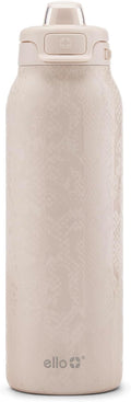 Ello Pop & Fill Insulated Stainless Steel Water Bottle with Quick Fill Lid, Leakproof Locking, Sip or Chug Spout, BPA-Free, Double Wall Vacuum Insulated for Sports, Travel & School- 22oz / 32oz / 40oz