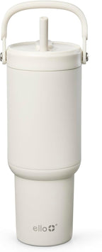Ello Oasis Go+ 26oz Insulated Stainless Steel Tumbler with Straw, Mineral