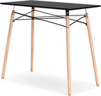 Signature Design by Ashley Jaspeni Industrial Home Office Desk, Black & Light Brown