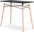 Signature Design by Ashley Jaspeni Industrial Home Office Desk, Black & Light Brown