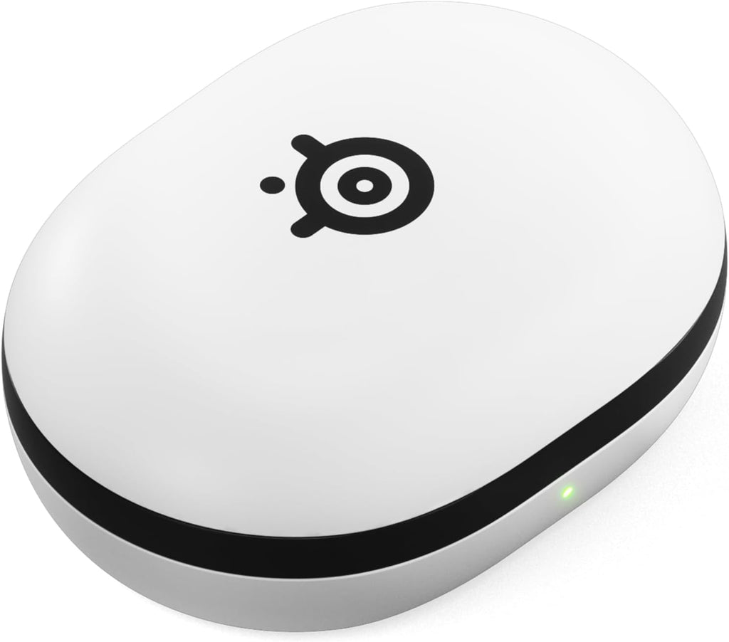 SteelSeries Arctis GameBuds for PS5 - Wireless Gaming Earbuds - 2.4GHz + BT 5.3 - ANC/Transparency - IP55 Water Resistant - 40H Battery - Wireless Charging - PS5, PC, Switch 2, Mobile - White