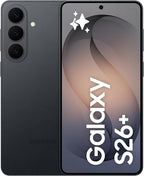 Samsung Galaxy S26+ AI Phone, Customised AP Processor, 50 MP Camera, 12 GB Memory, 256 GB Storage, 4900 mAh Battery, Galaxy AI, Black, 3 Year Extended Warranty (UK Version)