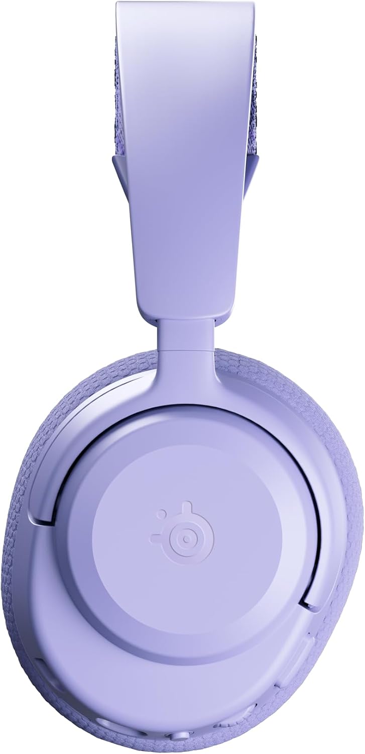 SteelSeries Arctis Nova 3P Wireless - PS5 Headset - Gaming Headset - Mobile App Control - 40 HR Battery with fast charging - Compatible with PlayStation, PC, Switch - 2.4GHz/Bluetooth - Lavender