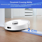 roborock Q7 L5+ Robot Vacuum Cleaner with Mop, Self-Emptying Dock, 8000 Powerful Suction, Anti-Tangle, APP-Controlled Mopping, Electronic Water Tank, PreciSense LiDAR Navigation (White)