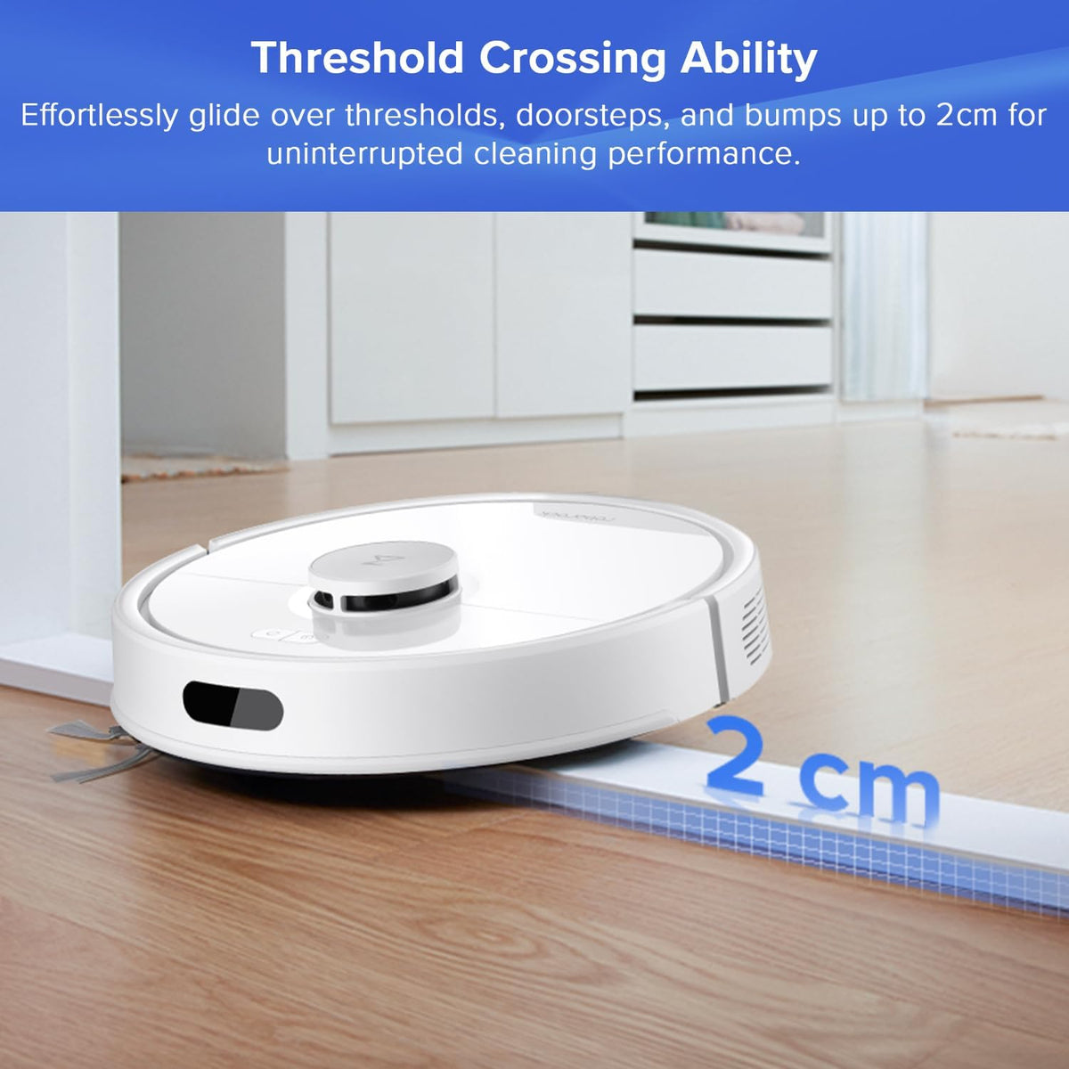 roborock Q7 L5+ Robot Vacuum Cleaner with Mop, Self-Emptying Dock, 8000 Powerful Suction, Anti-Tangle, APP-Controlled Mopping, Electronic Water Tank, PreciSense LiDAR Navigation (White)