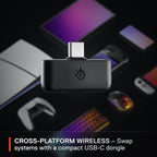 SteelSeries Arctis Nova 5P Wireless - PS5 Gaming Headset - 100+ Audio Presets via App - Neodymium Magnetic Drivers - 60H Battery - 2.4GHz/BT - ClearCast Gen2.X Mic - Supports PS4, PC, Mobile